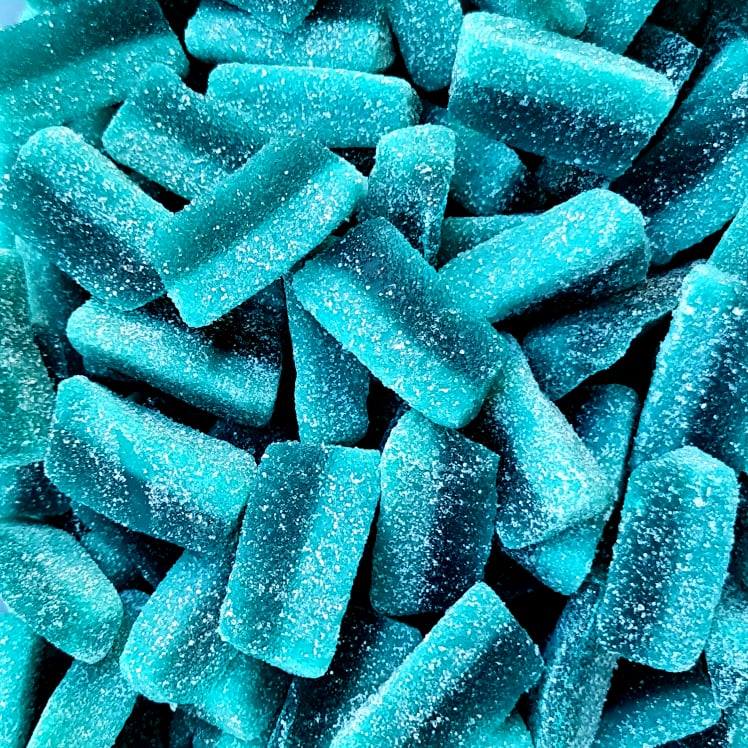 close up of our blueberry slices
