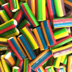 Colorful sticks in various shapes and sizes.